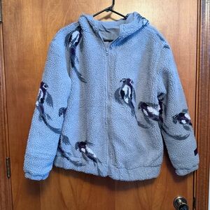 Taylor Swift Full Zip Sherpa Speak Now Koi Jacket Medium